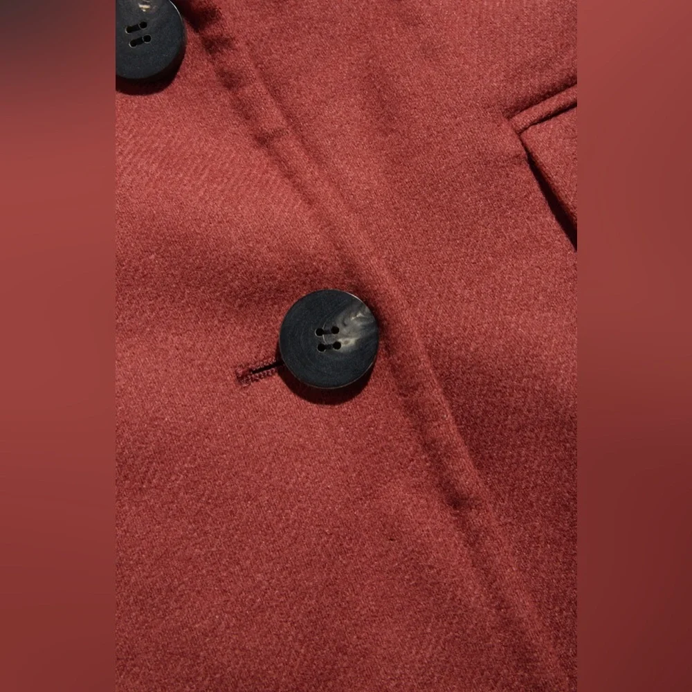 Dior Rust Wool & Rabbit Hair Jacket (FR 36 / US 4)